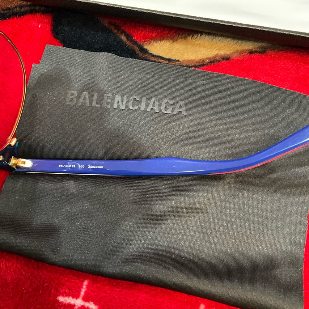 Balenciaga BB0020SK sunglasses in a multi-color frame in excellent condition. - Picture 6 of 8